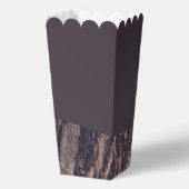 Redwoods & Bark, Rustikale Hochzeit Geschenkschachtel (Rückseite)