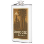 Redwoods National Park California Flask Flachmann (Links)