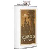 Redwoods National Park California Flask Flachmann (Rechts)