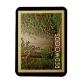 Redwoods National Park California Magnet (Vertikal)