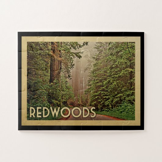 Redwoods National Park California Puzzle (Horizontal)