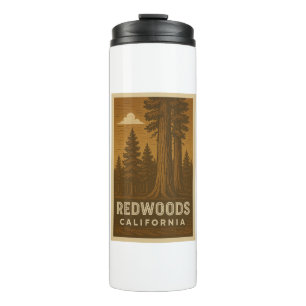 Redwoods National Park California Thermal Tumbler Thermosbecher