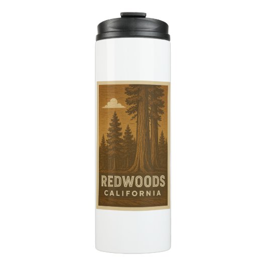 Redwoods National Park California Thermal Tumbler Thermosbecher (Vorderseite)