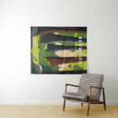 Redwoods National Park Wandteppich (Beispiel (Horizontal))
