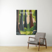 Redwoods National Park Wandteppich (Beispiel)