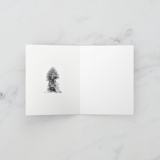 Redwoods Notecard Karte (Innenseite)