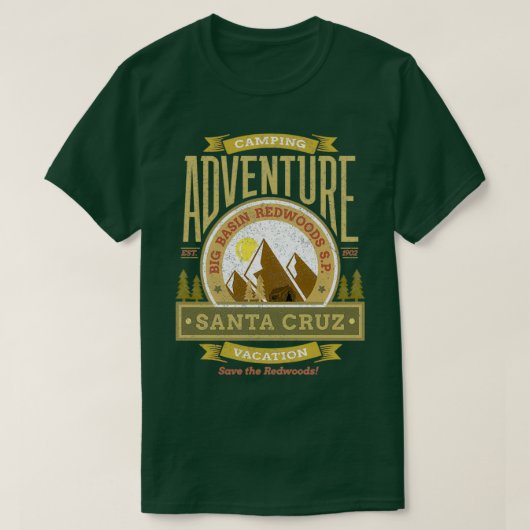 Redwoods Staat Park Souvenir Ts und Geschenke T-Shirt (Design vorne)