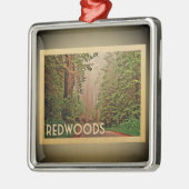 Redwoods Vintage Travel Ornament California (Links)