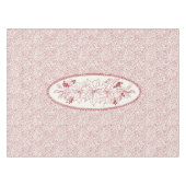 Redwork Medallion Tablecloth - Weihnachtswein Tischdecke (Vorderseite (Horizontal))