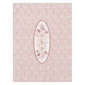 Redwork Medallion Tablecloth - Weihnachtswein Tischdecke (Vorderseite)