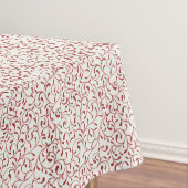 Redwork Medallion Tablecloth - Weihnachtswein Tischdecke (Beispiel)