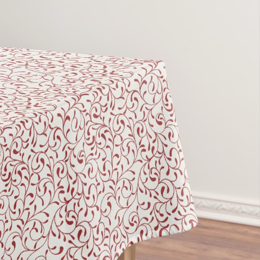 Redwork Medallion Tablecloth - Weihnachtswein Tischdecke (Beispiel)