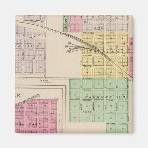 Reece, Fall River, Hamilton und Climax, Kansas Magnet