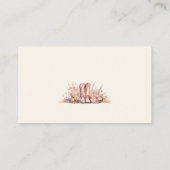 Reecipe Last Rodeo Boots Floral Cowgirl Bridal Begleitkarte (Rückseite)