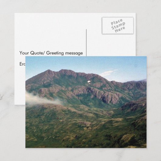 Reed Adak Island Postkarte (Vorne/Hinten)