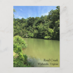 Reed Creek, Wytheville, Virginia Postkarte