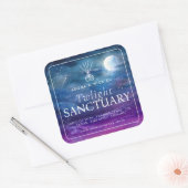 Reed Diffuser Night Sky Art Produkt Quadratischer Aufkleber (Umschlag)