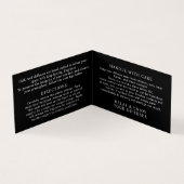 Reed Diffuser Packaging Insert Care Reorder Card (Innenseite)