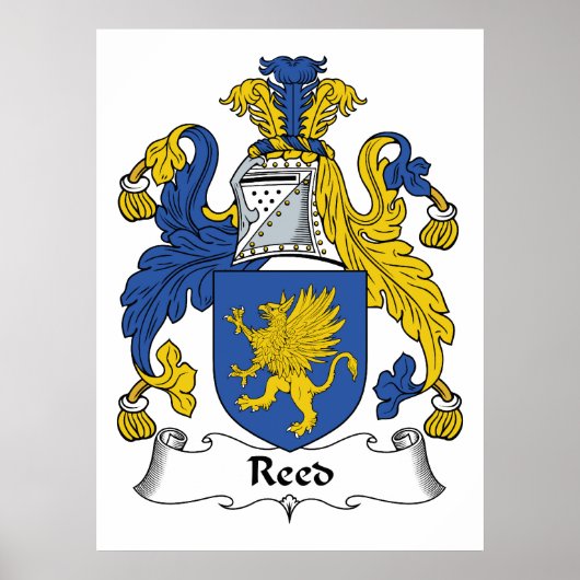 Reed Familienwappen Poster (Vorne)