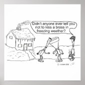 Reed Kissing Brass Poster (Vorne)