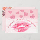 Reed Lips Valentine mit Zitat Feiertagskarte (Vorne/Hinten)