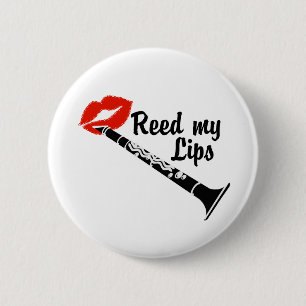 Reed My Lips Klarinette Button