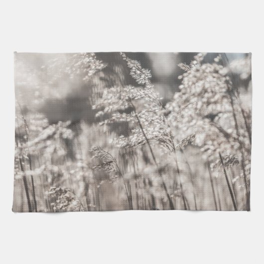 Reed Nature Foto Geschirrtuch (Horizontal)