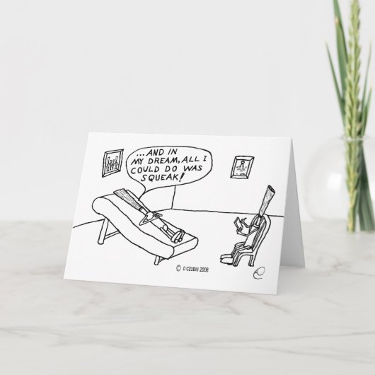 Reed Psychologin Karte (Vorderseite)