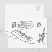 Reed Psychologin Postkarte (Vorne/Hinten)