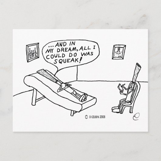 Reed Psychologin Postkarte (Vorderseite)