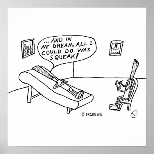 Reed Psychologin White Poster (Vorne)