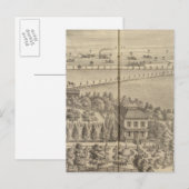 Reed residence, Knights Landing Postkarte (Vorne/Hinten)