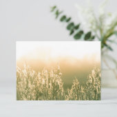 Reed Sunset Nature Foto Card (Stehend Vorderseite)