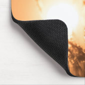 Reed Sunset Nature Foto Mousepad (Ecke)