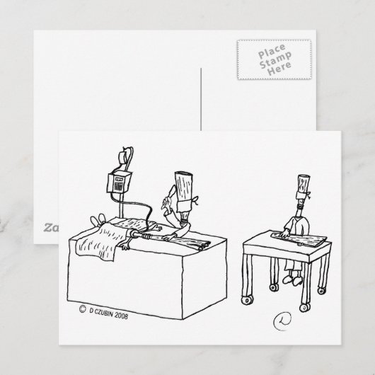 Reed Transplantation Postkarte (Vorne/Hinten)