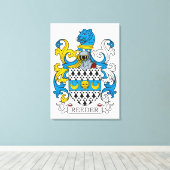 Reeder-Familienwappen Leinwanddruck (Insitu (Holzboden))