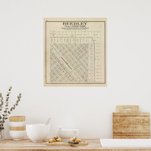 Reedley, Kalifornien Poster (Küche)