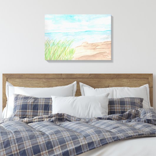 Reeds Beach Leinwanddruck (Insitu (Schlafzimmer))