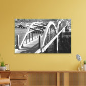 Reedsport, Oregon Blick über die Brücke über Umpqu Leinwanddruck (Insitu (Wohnzimmer))