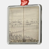 Reedwohnsitz, Ritter-Landung Silbernes Ornament (Links)