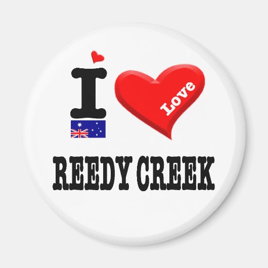 REEDY CREEK - I Liebe Magnet (Vorne)