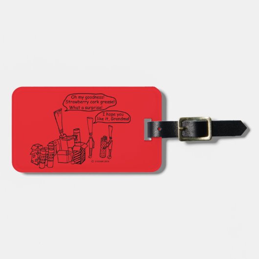 Reedz Geschenke Gepäckanhänger (Vorderseite horizontal)