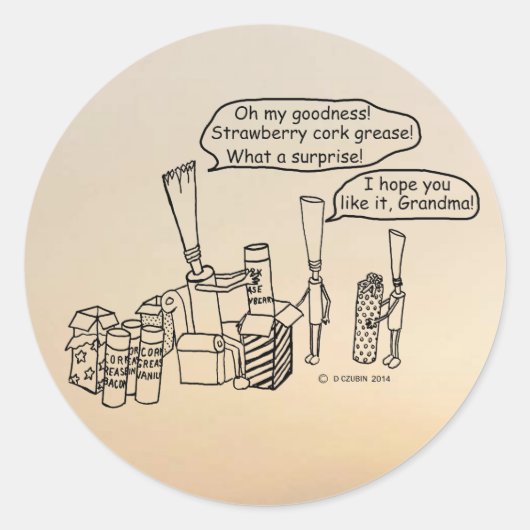 Reedz Gifts Classic Round Sticker (Vorderseite)