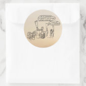 Reedz Gifts Classic Round Sticker (Tasche)