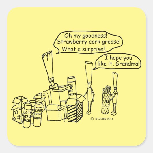 Reedz Gifts Square Sticker (Vorderseite)