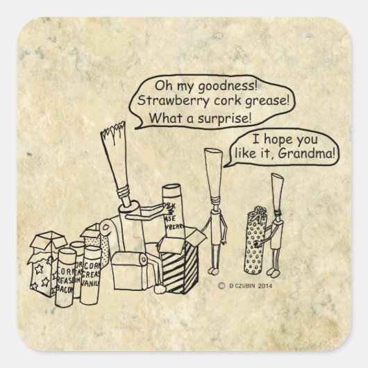 Reedz Gifts Square Sticker (Vorderseite)