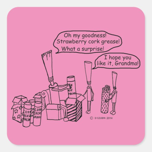 Reedz Gifts Square Sticker (Vorderseite)