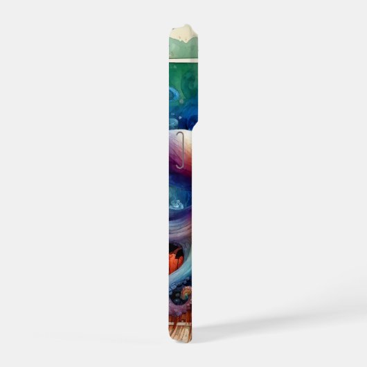 Reef Exploration 2 - Watercolor iPhone Hülle (Rechte Seite)