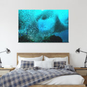 Reef Fish Cloud Leinwanddruck (Insitu (Schlafzimmer))