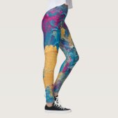 Reef Garden Balloon Painting Studio Art Leggings (Rechts)
